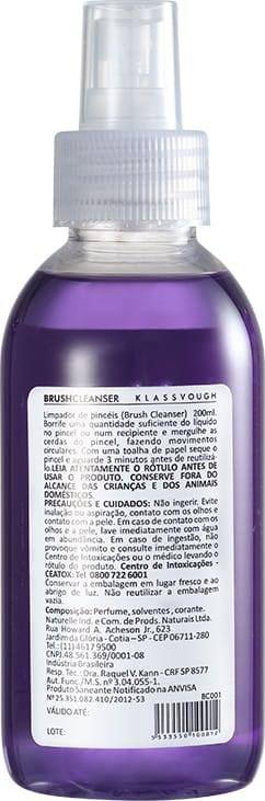 Klass Vough Pro Makeup Series - Limpador de Pincéis 200ml