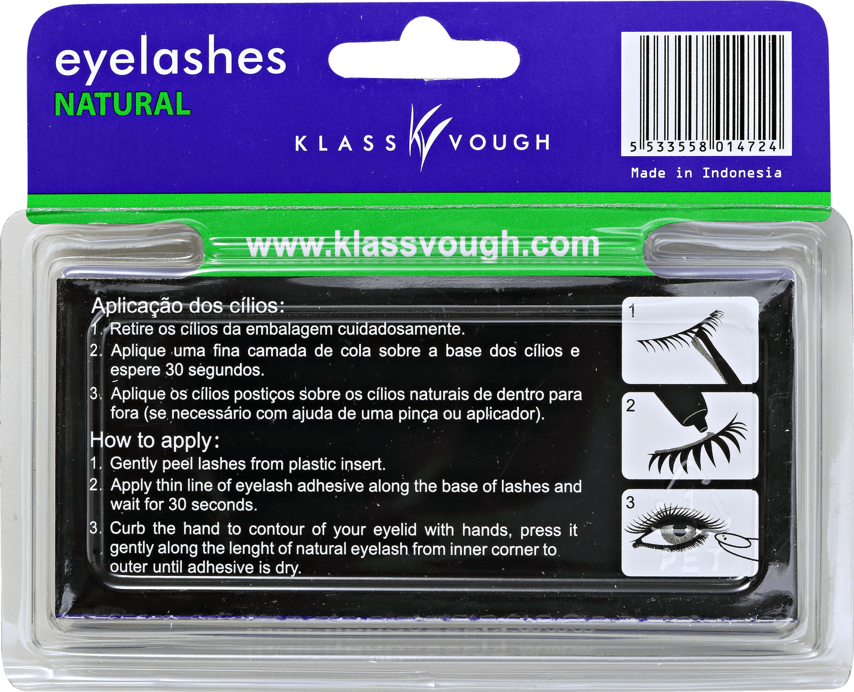 Klass Vough Natural BMR 1472 - Cílios Postiços