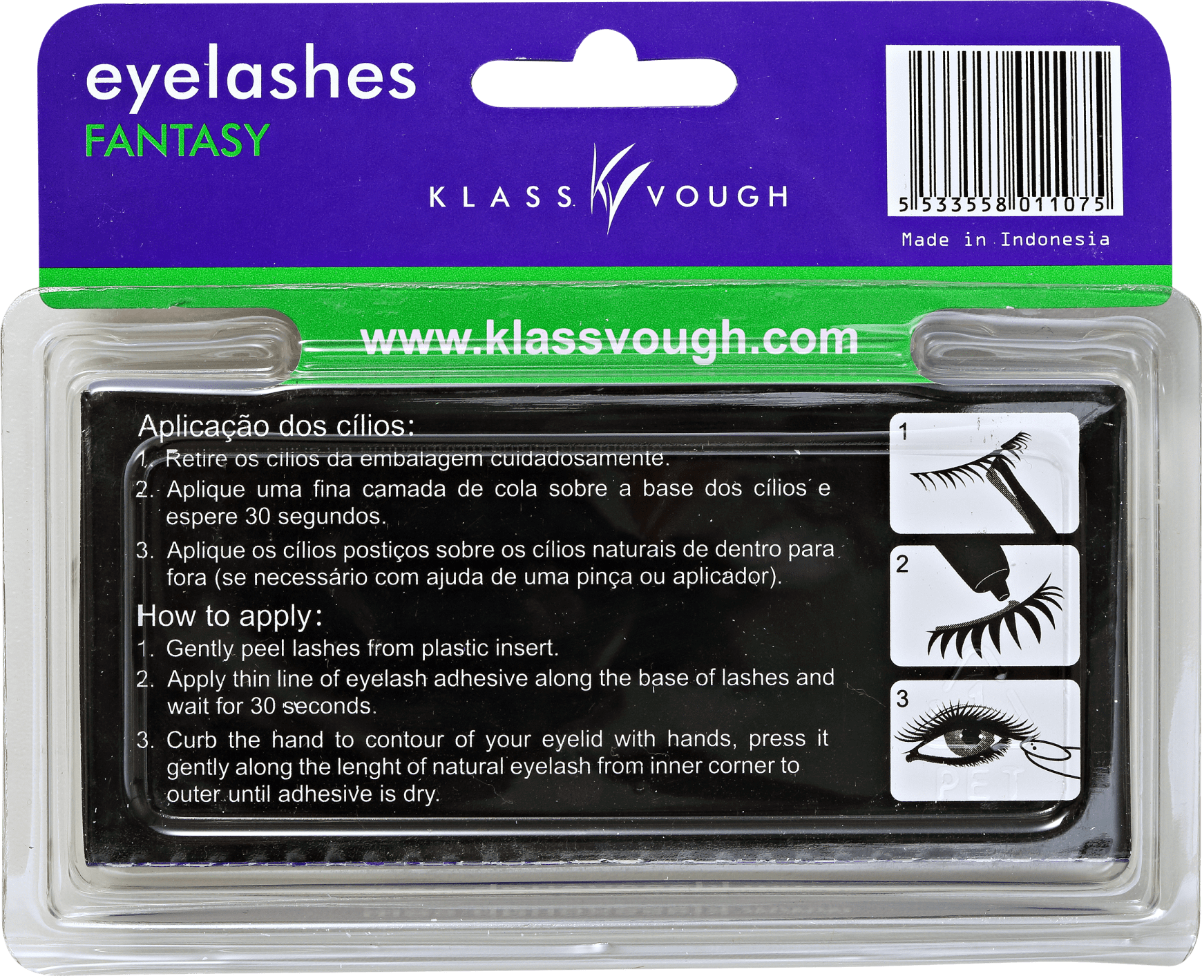 Klass Vough Eyelashes Fantasy BMF 107 - Cílios Postiços