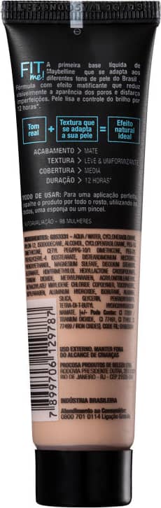 Maybelline Fit Me! Toque Matte + Fresh 120 - Base Líquida 35ml
