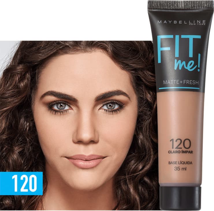 Maybelline Fit Me! Toque Matte + Fresh 120 - Base Líquida 35ml