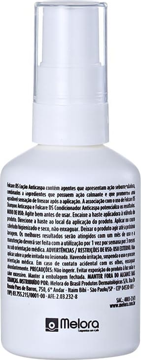 Melora Folcare DS - Loção Anticaspa 50ml