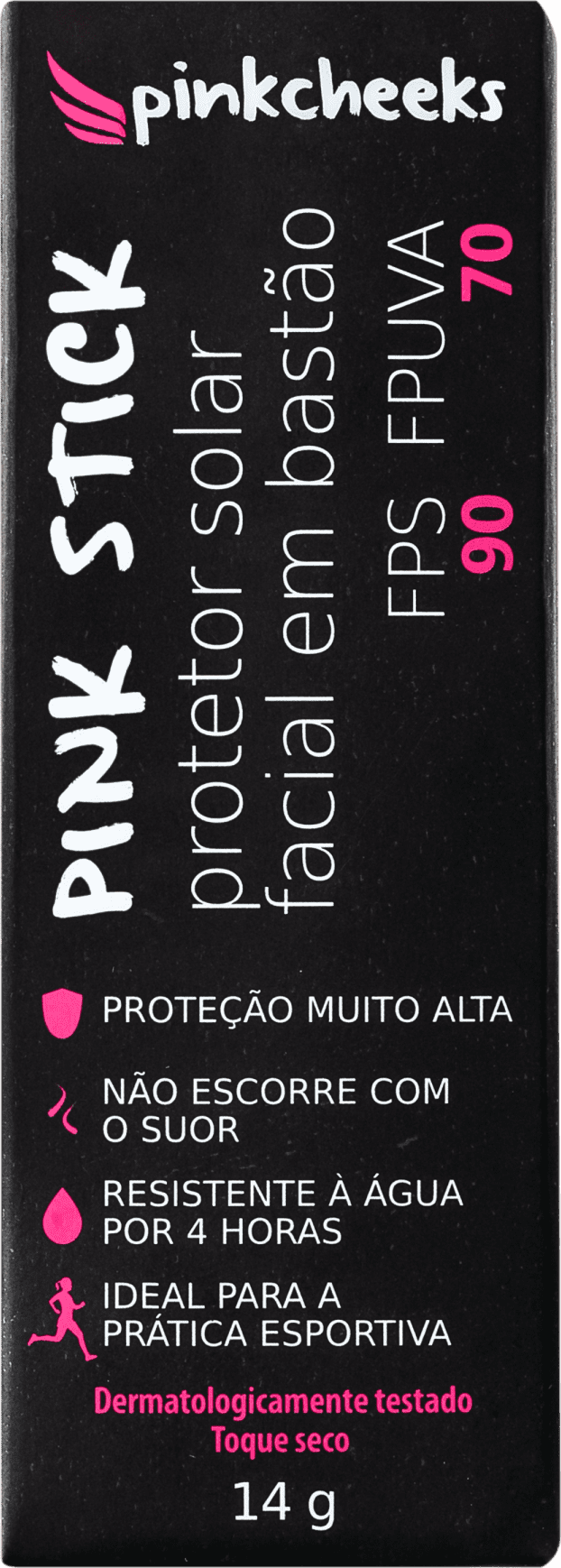 Pink Cheeks Pink Stick 10KM FPS 90 - Protetor Solar com Cor 14g