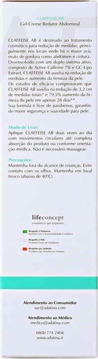 Ada Tina Claffeise AB - Creme Redutor de Medidas 200ml
