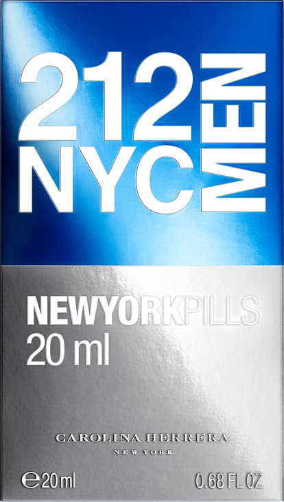 212 Men Pills Carolina Herrera Eau de Toilette - Perfume Masculino 20ml