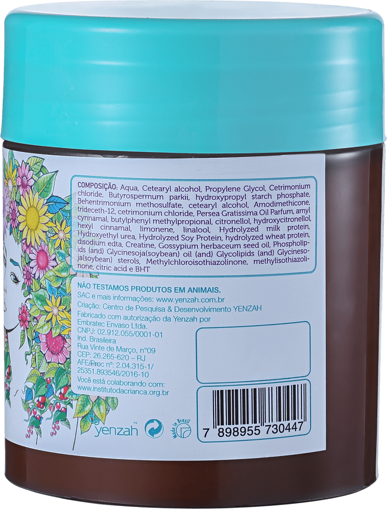 Yenzah Sou+Cachos Umectante - Máscara de Nutrição 480g