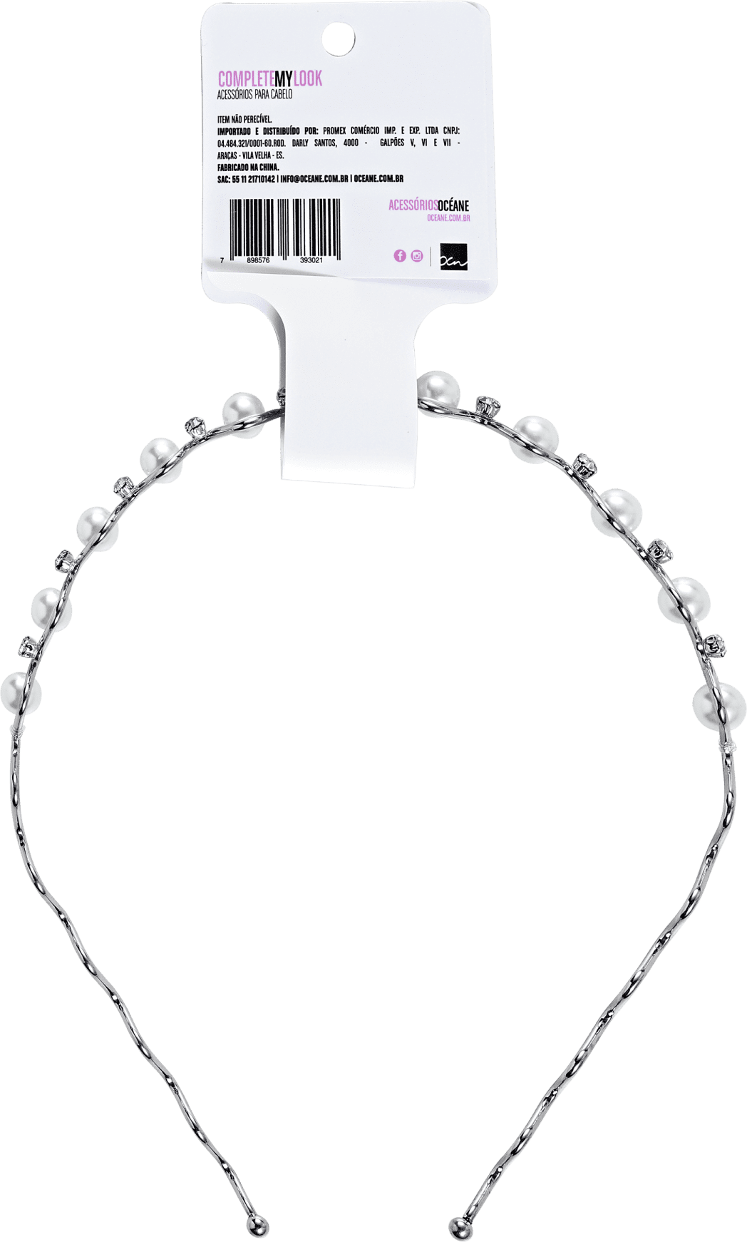 Complete My Look CML113 Crystal - Tiara de Cabelo