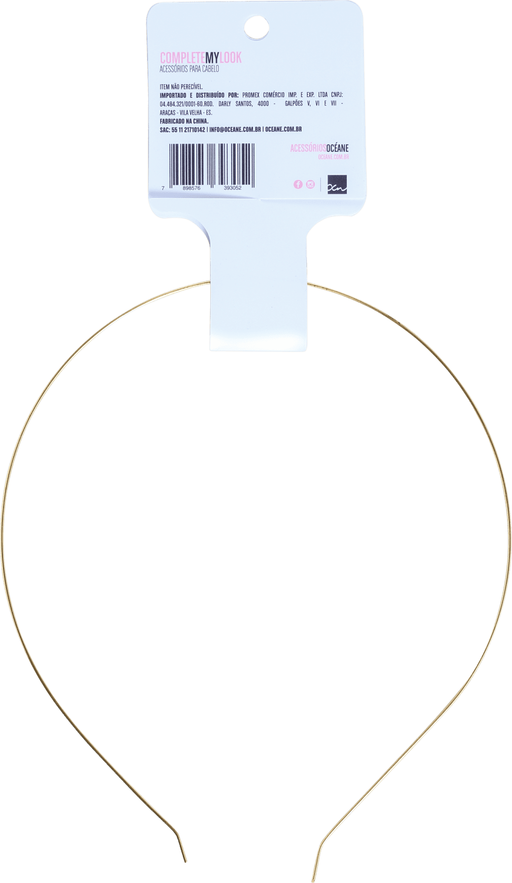 Océane Complete My Look 116 Gold - Tiara de Cabelo