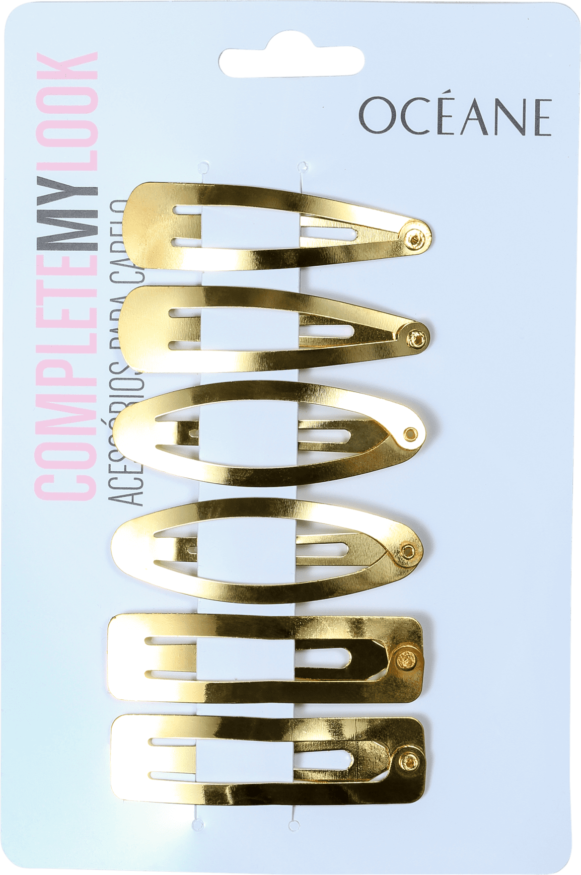 Océane Complete My Look 140 Style Gold - Tic-Tac de Cabelo (6 Unidades)