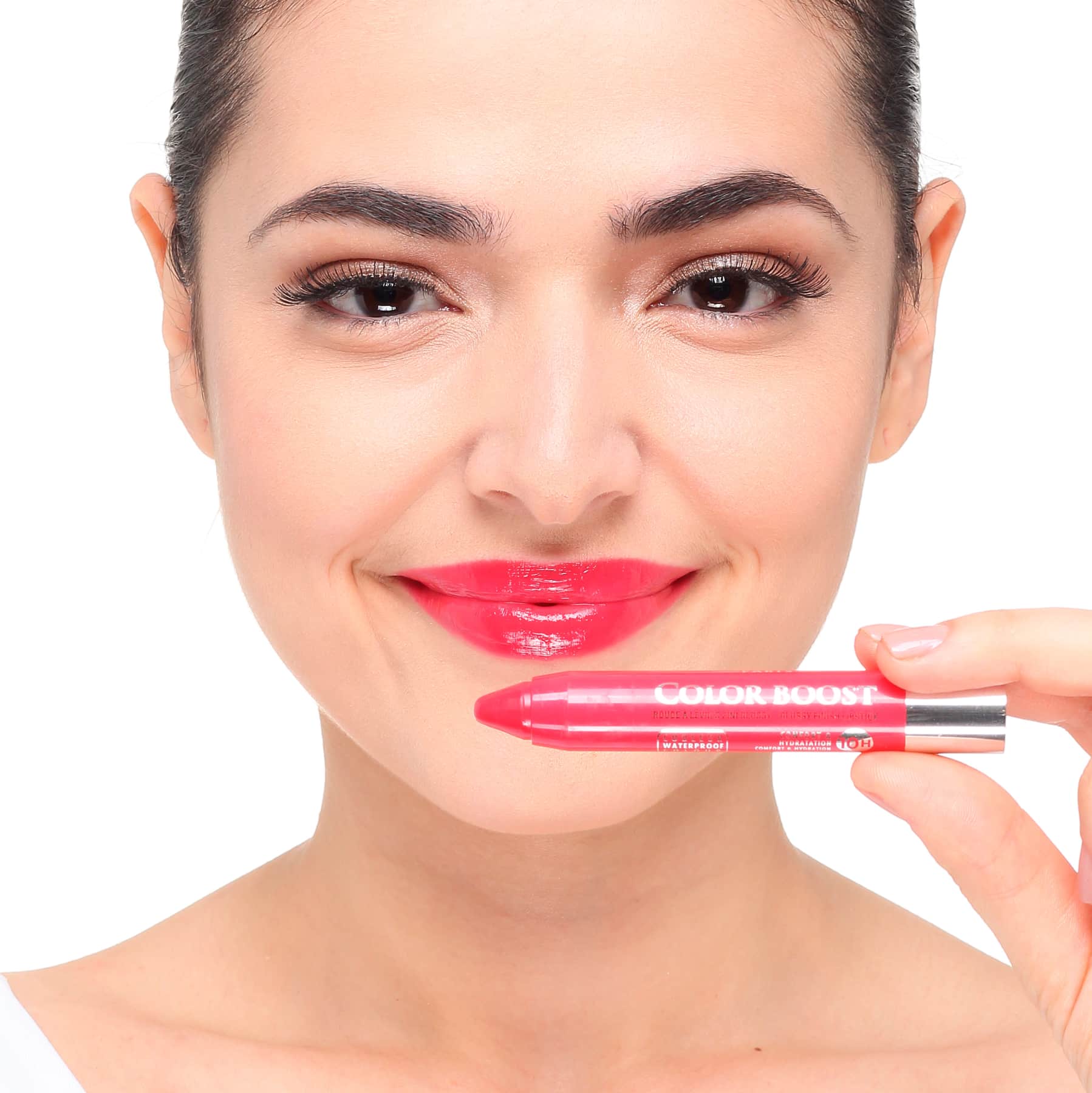 Bourjois Color Boost Lip Crayon 01 Red Sunrise - Batom Cremoso 2,75g