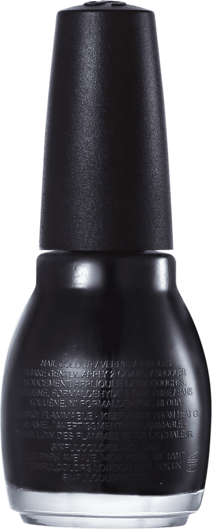 SinfulColors Professional Black on Black 103 - Esmalte Cremoso 15ml