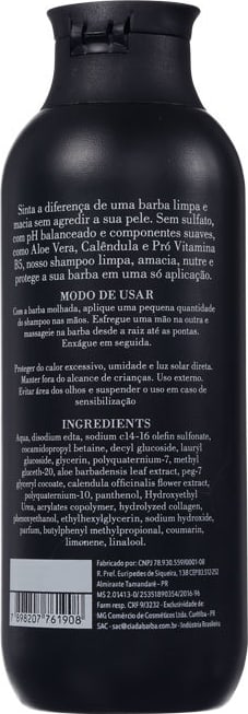 Cia da Barba - Shampoo para Barba 200ml
