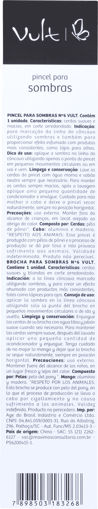 Vult #06 - Pincel para Sombra