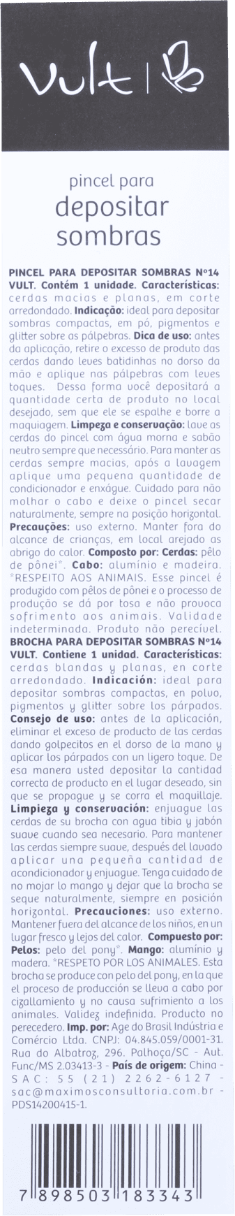 Vult #14 - Pincel para Sombra