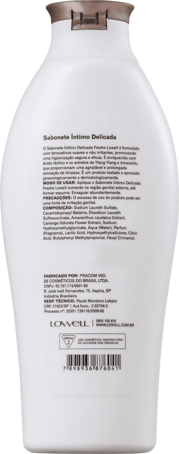 Lowell Freshe Delicada - Sabonete Íntimo 200ml