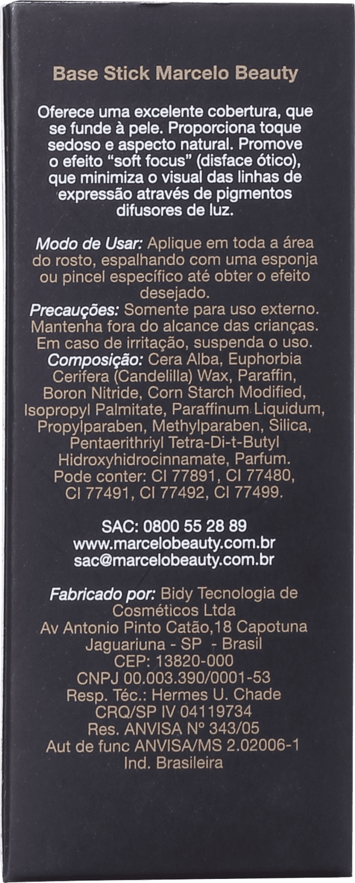 Marcelo Beauty Stick Clara - Base em Bastão 12g