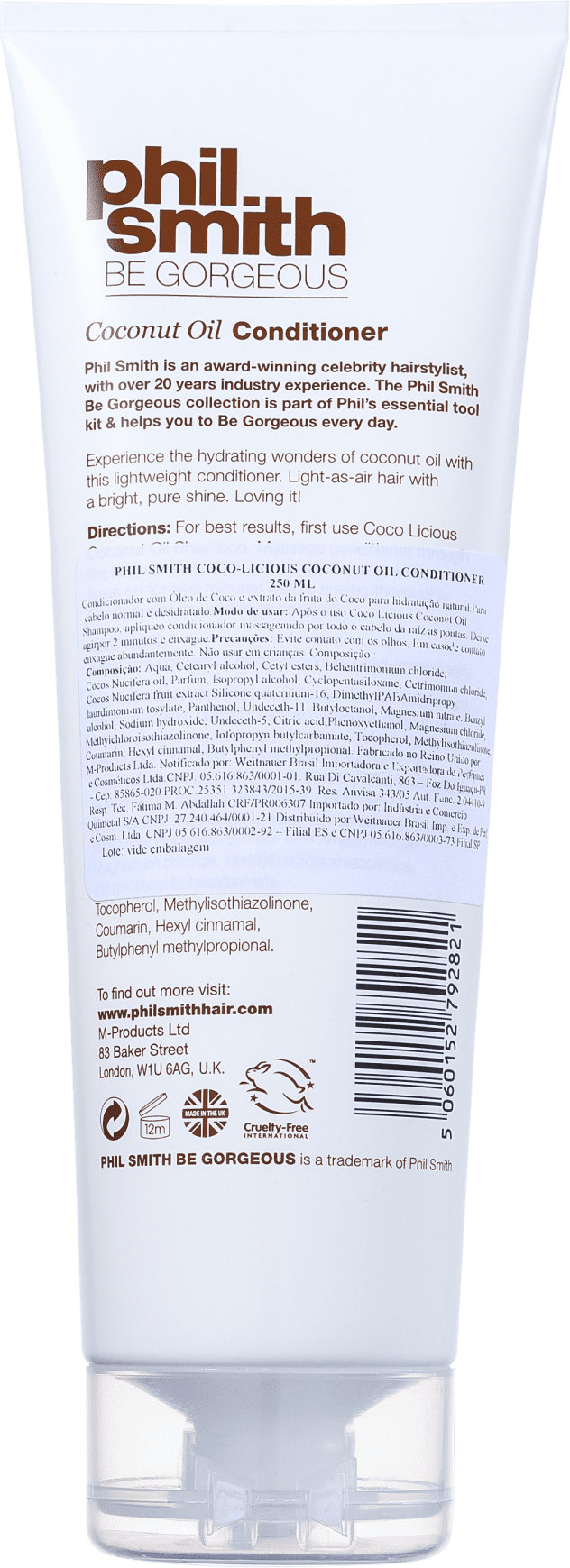 Phil Smith Coco Licious Coconut Oil - Condicionador 250ml