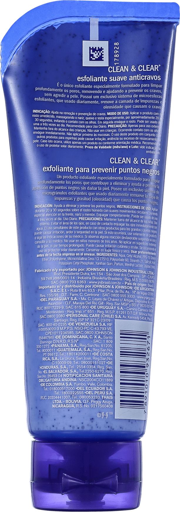 Clean & Clear Suave Anticravos - Sabonete Esfoliante 100g