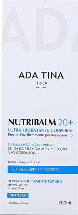 Ada Tina Nutribalm 20+ - Hidratante Corporal 200ml