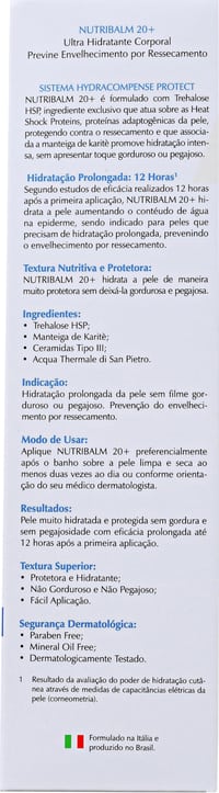 Ada Tina Nutribalm 20+ - Hidratante Corporal 200ml