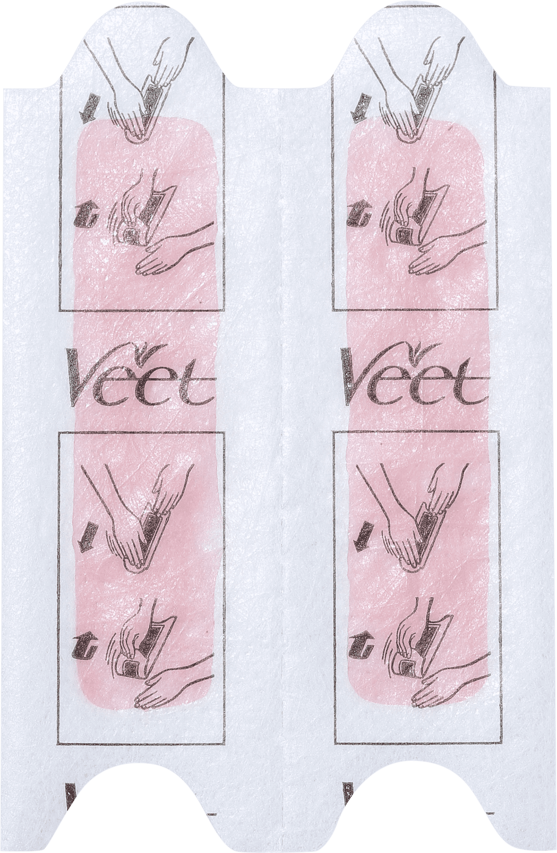Veet Peles Normais e Secas - Folhas de Cera Facial (12 unidades)
