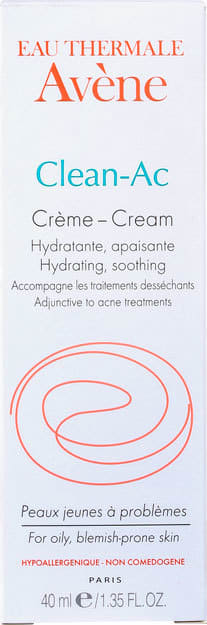 Avène Clean-Ac - Creme Hidratante Facial 40ml