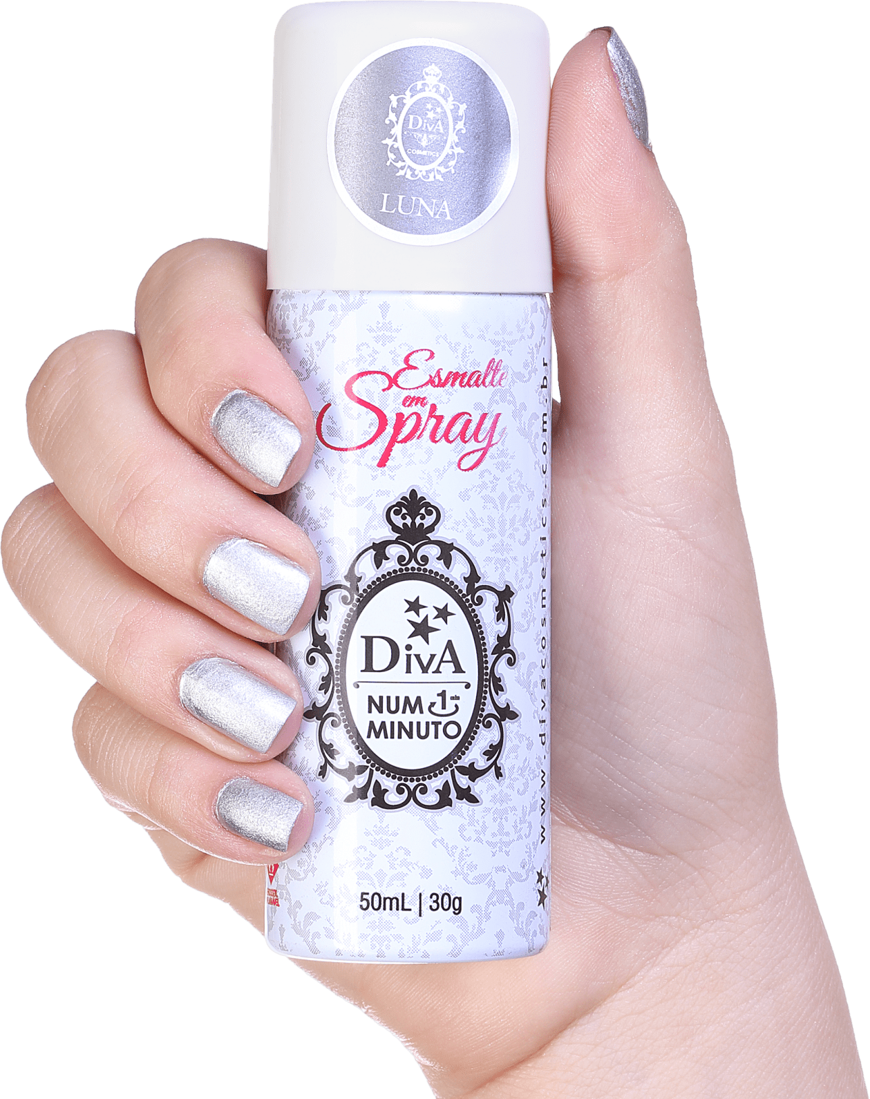Diva Cosmetics Luna - Esmalte em Spray Metálico 50ml