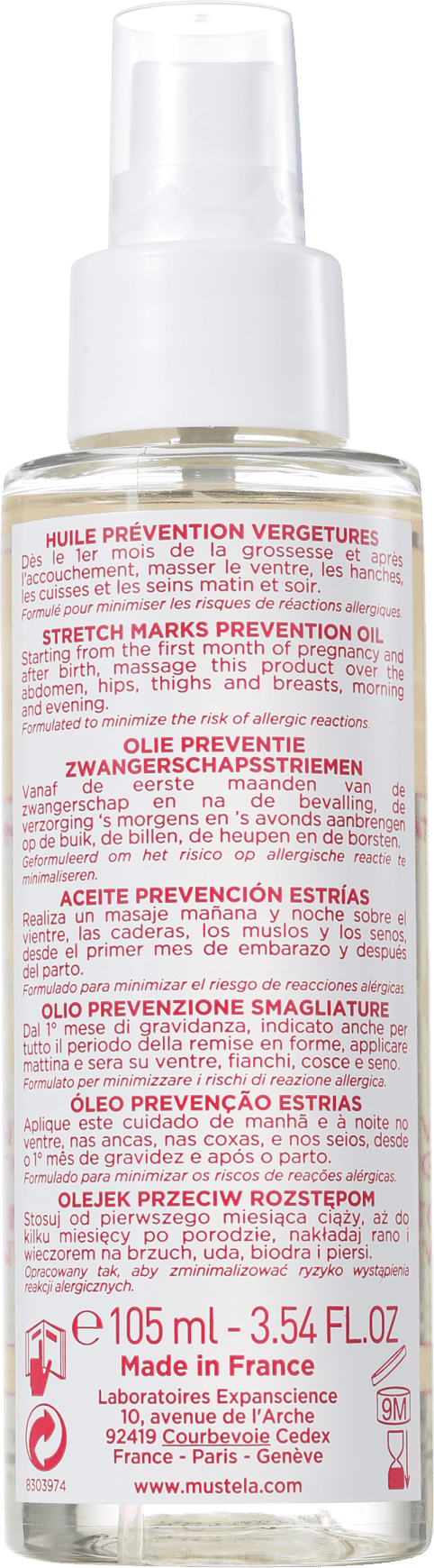 Mustela Maternité - Óleo de Prevenção de Estrias 105ml