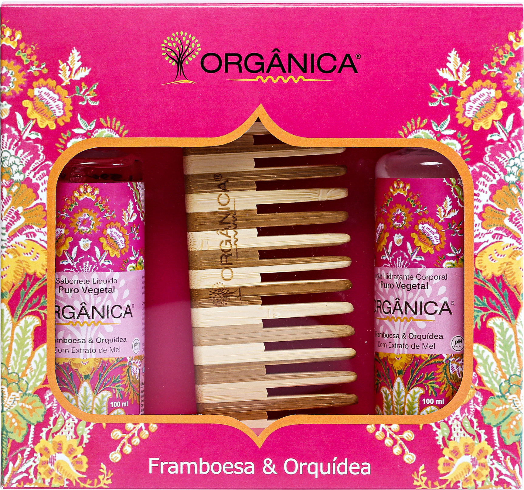 Kit Orgânica Set Framboesa e Orquídea (3 produtos)