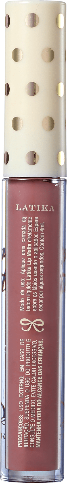 Latika Lip Nude Nº 31 - Batom Líquido Matte 4ml