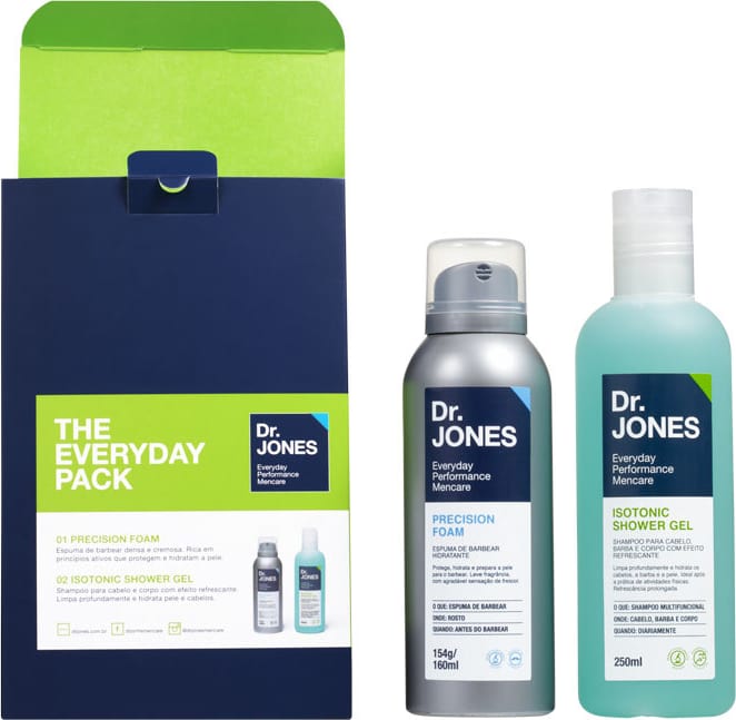 Kit Dr. Jones The Everyday Pack (2 produtos + Estojo)