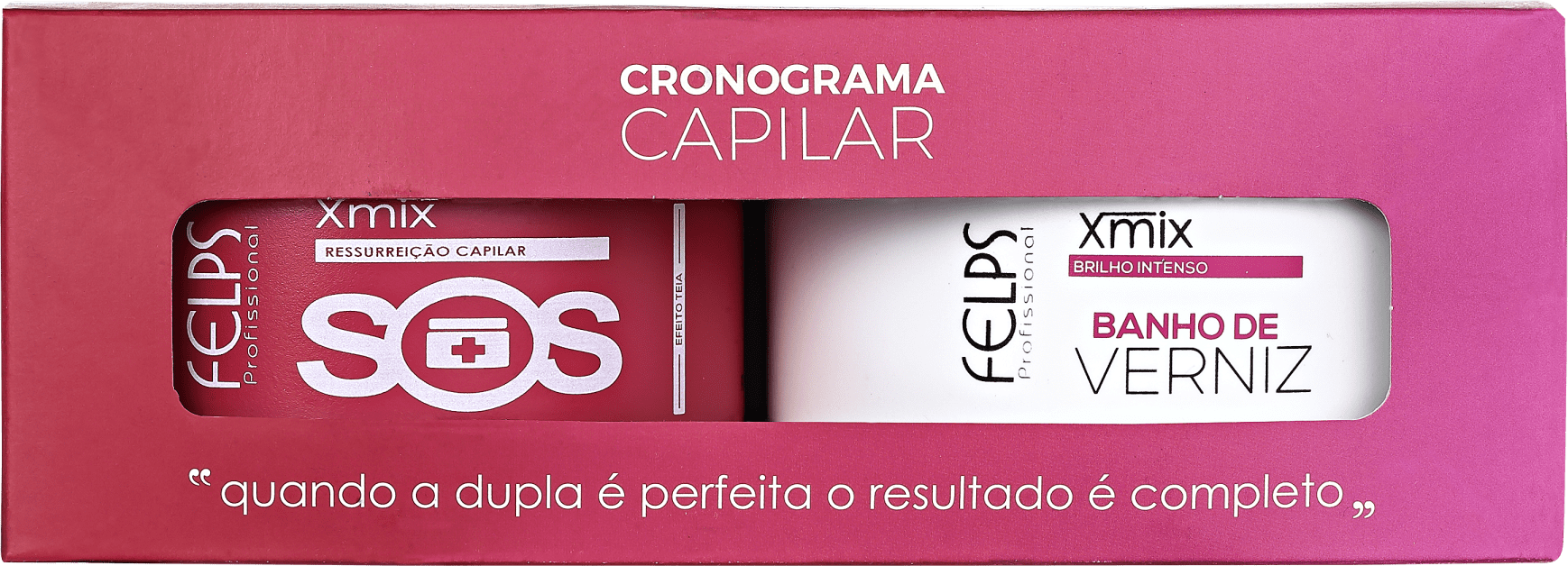 Kit Felps Profissional Xmix Cronograma Capilar Ressurreição dos Fios (2 Produtos)
