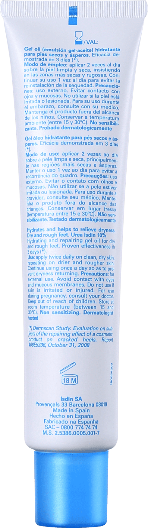 ISDIN Ureadin Podos - Óleo Gel Hidratante para os Pés 75ml