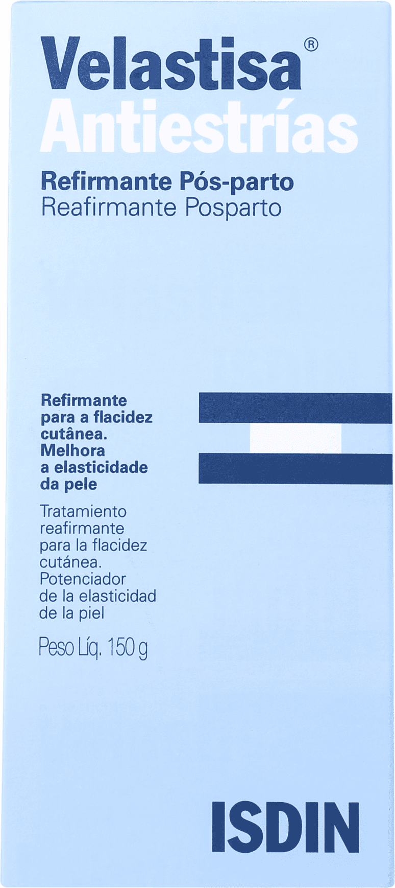 ISDIN Velastisa Firmador Pós-Parto - Creme para Estrias 150g