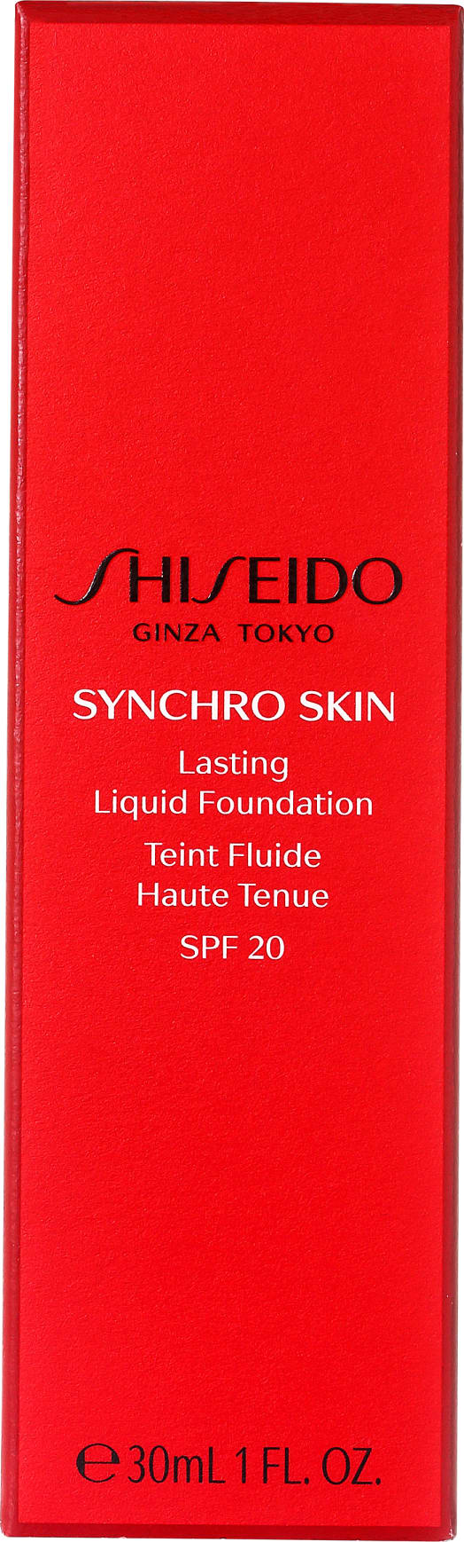 Shiseido Synchro Skin Lasting Liquid Foundation FPS 20 R3 Rose 3 - Base Líquida 30ml
