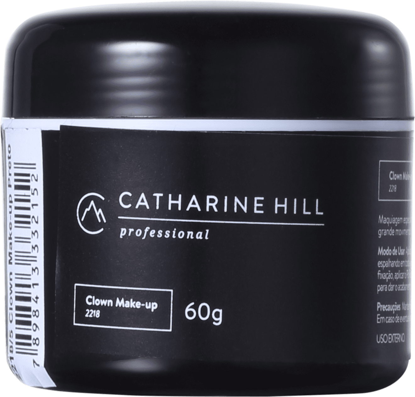 Catharine Hill Clown Make-up Waterproof Preto - Sombra Matte 60g