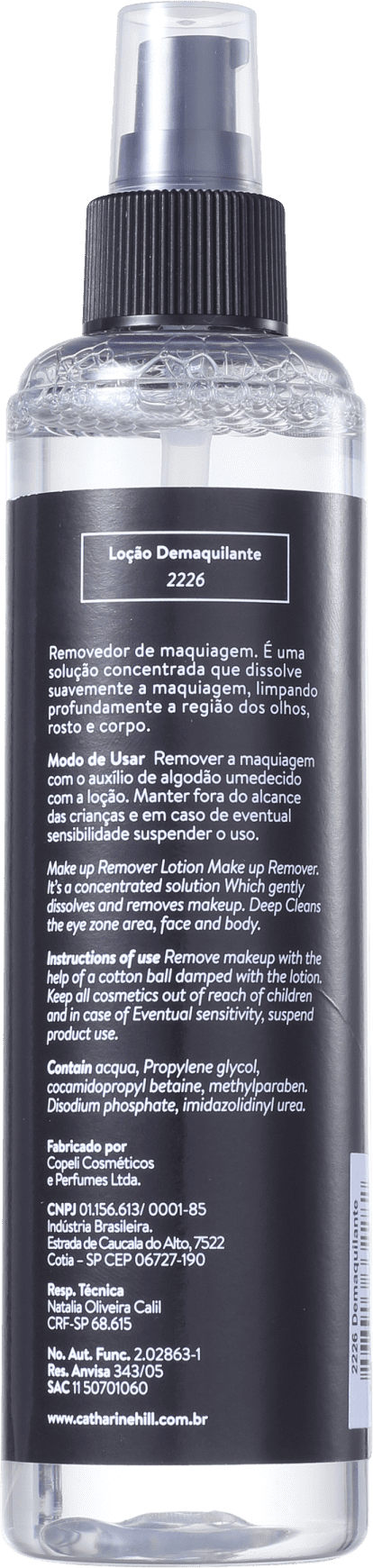 Catharine Hill 2226 - Loção Demaquilante 250ml