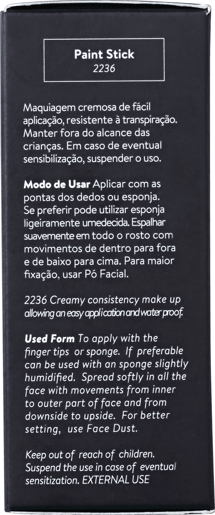 Catharine Hill Paint Stick Water Proof 2236 Natural - Base em Bastão 17g