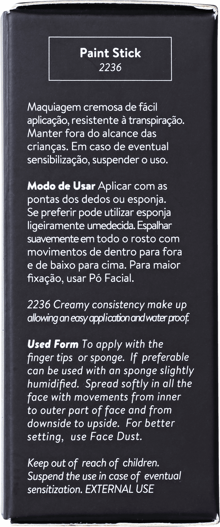 Catharine Hill Paint Stick Water Proof 2236 Tropical Escuro - Base em Bastão 17g