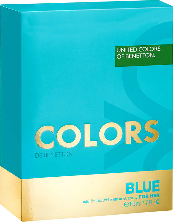 Colors Blue Benetton Eau de Toilette - Perfume Feminino 80ml