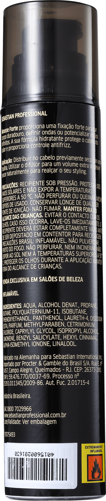 Sebastian Professional Form Forte - Mousse Capilar 200ml