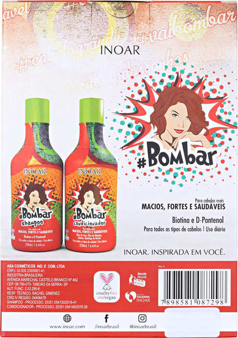 Kit Inoar Bombar Fios Saudáveis (2 Produtos)