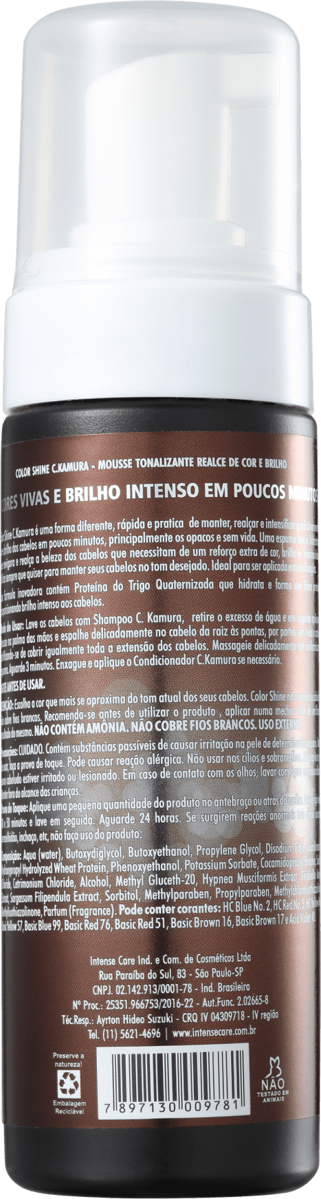 C.Kamura Color Shine Brown Gloss - Mousse Tonalizante 150ml