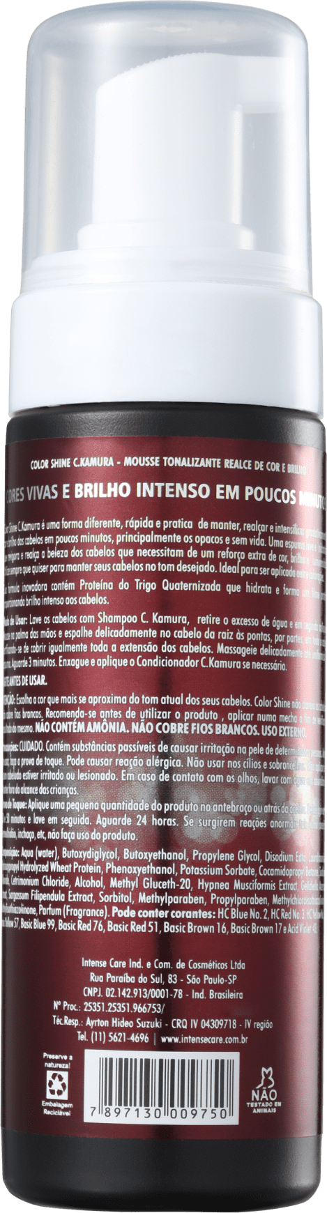 C.Kamura Color Shine Red Gloss - Mousse Tonalizante 150ml