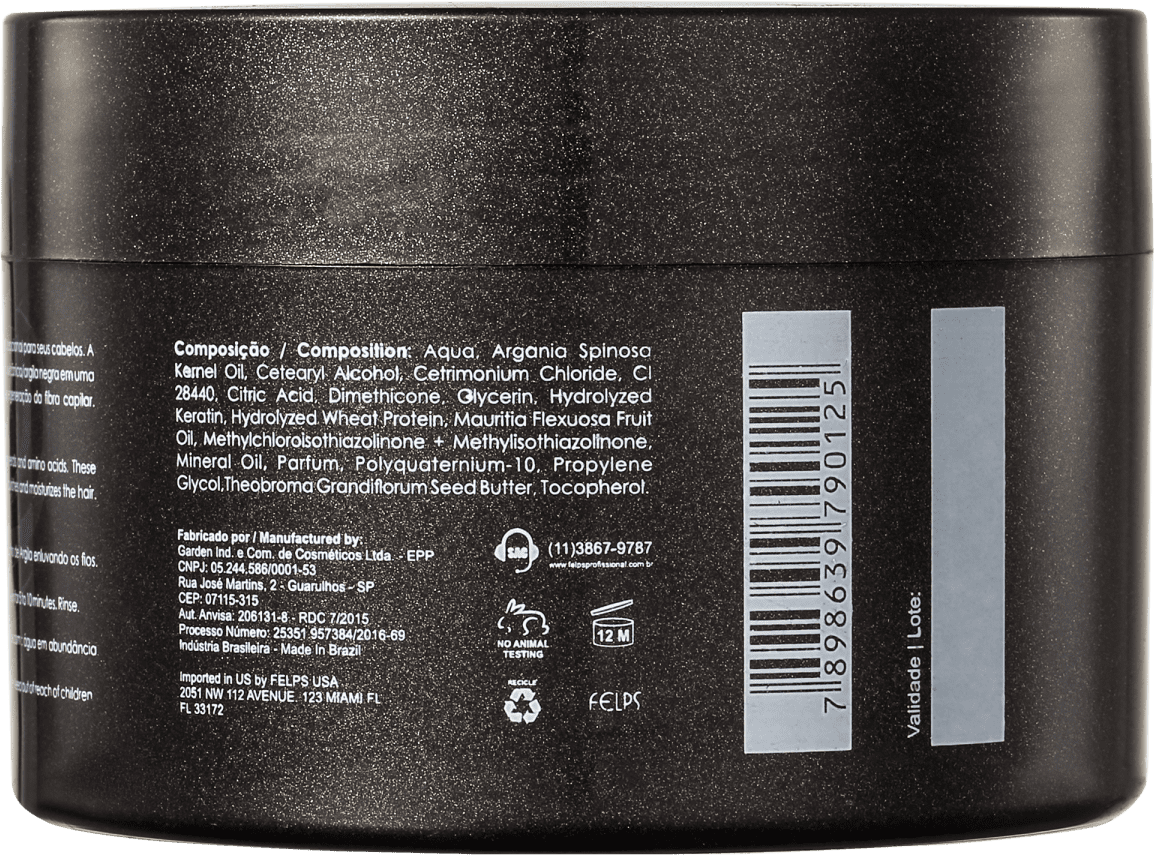 Felps Profissional XMix Banho de Argila - Máscara de Hidratação 250g
