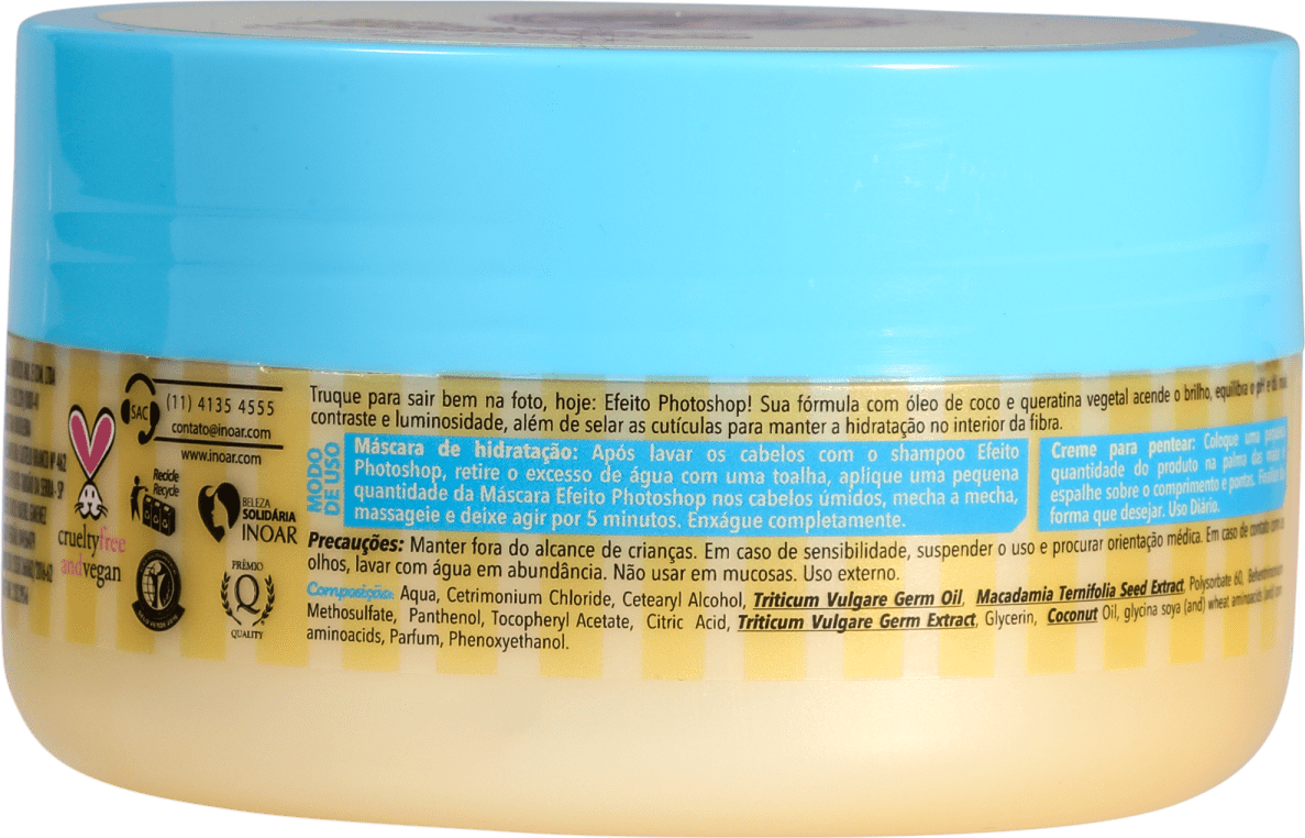 Inoar Photoshop Efeito - Máscara de Hidratação 250g