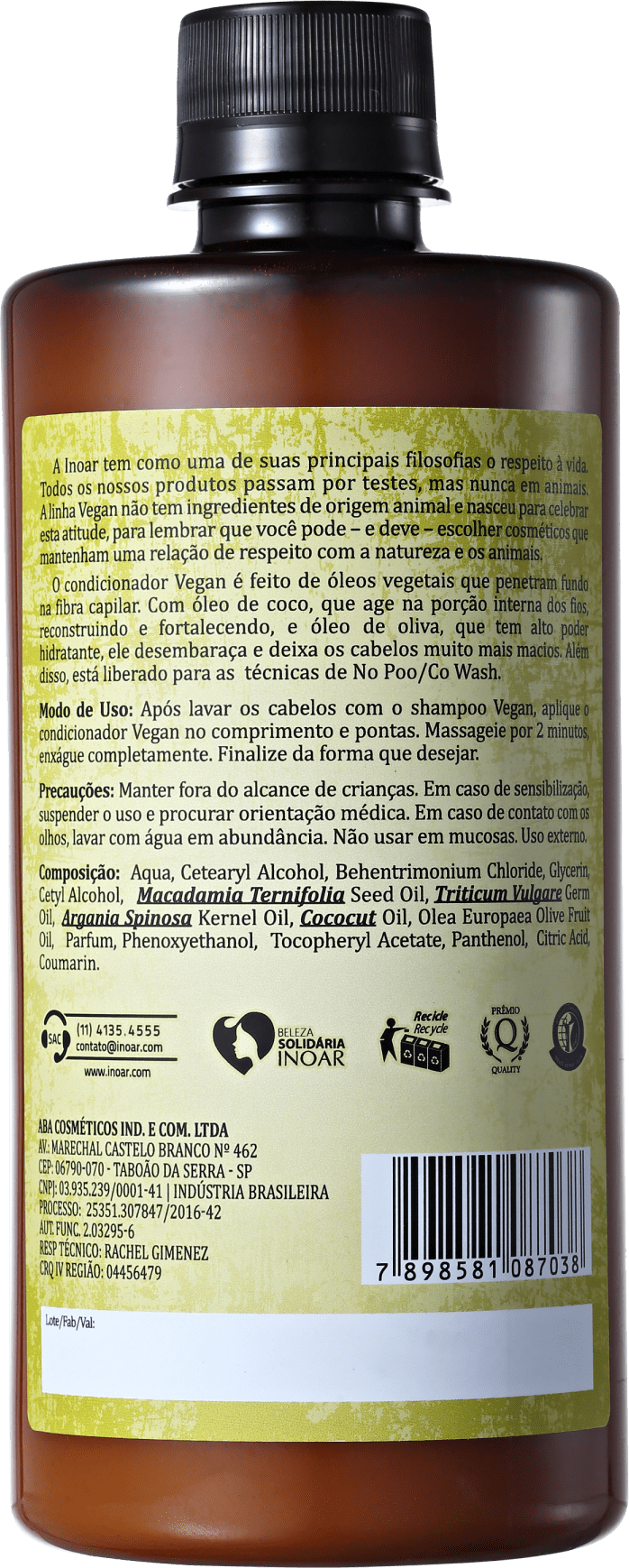 Condicionador Vegan 500ml