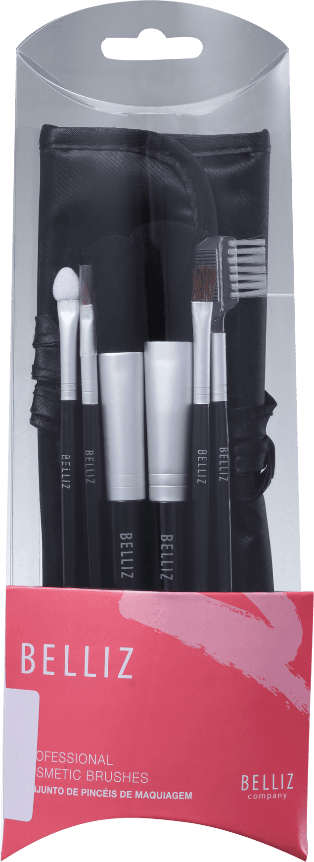 Kit de Pincéis Belliz Professional Cosmetic Brushes