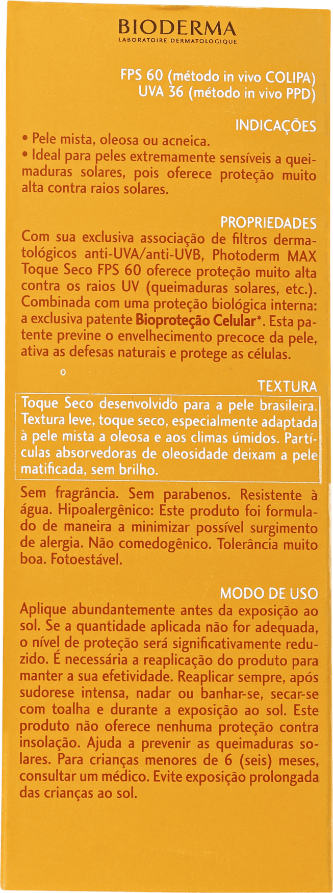 Bioderma Photoderm Max Toque Seco FPS 60 - Protetor Solar Facial 40ml