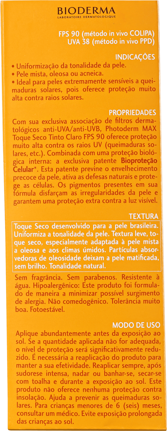 Bioderma Photoderm Max Cor Clara FPS 90 - Protetor Solar com Cor 40ml